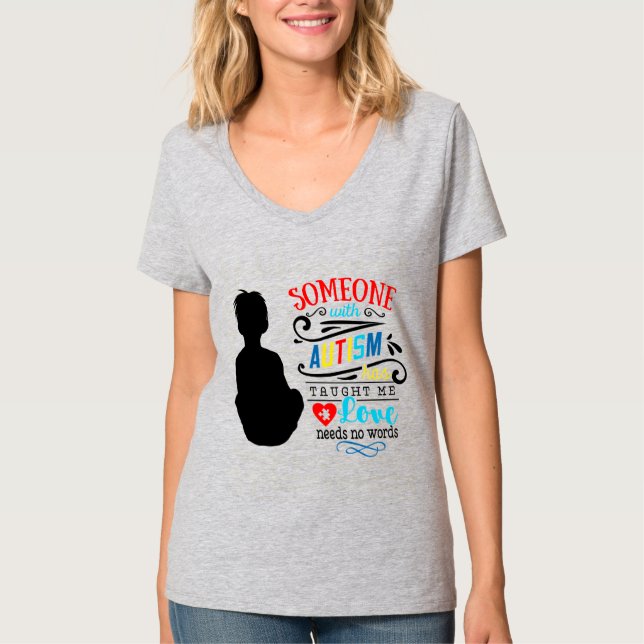 Sensibilização para o autismo - Camiseta Básica do (Frente)