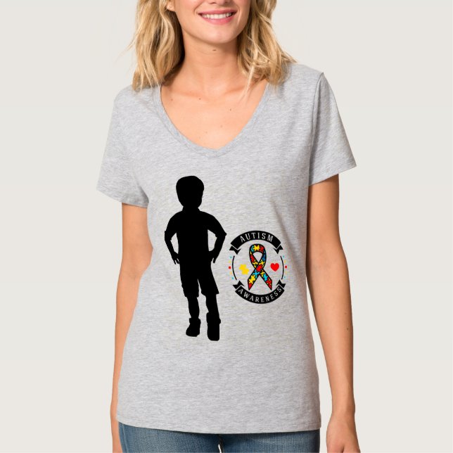 Sensibilização para o autismo - Camiseta Básica do (Frente)