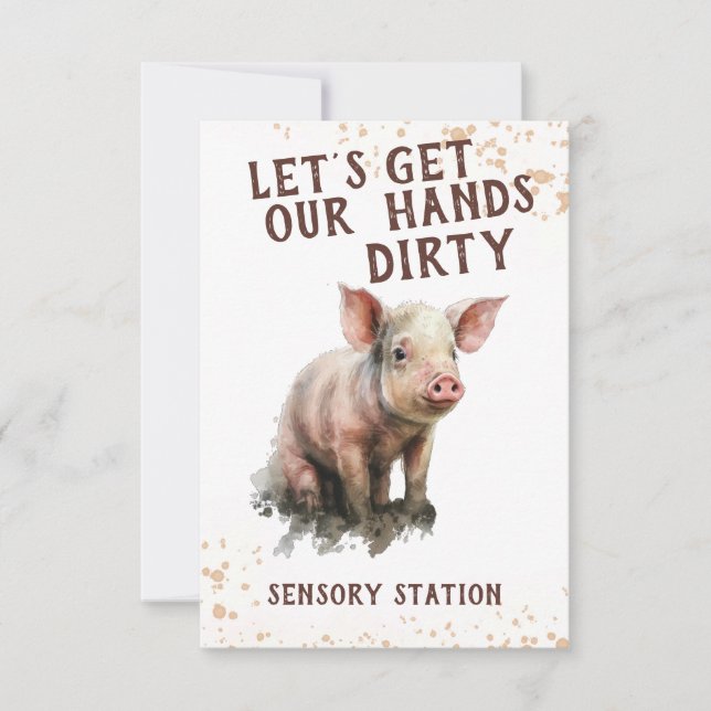 Sensório Russo de Fazenda Animal Planta Sinal de A (Frente)