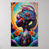 Sensual Scorpio Goddese Poster