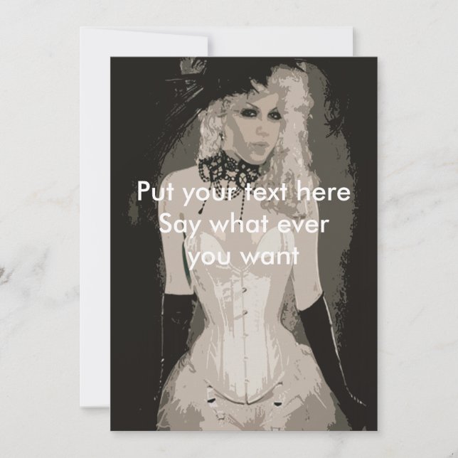 Sensual Vintage Corset Art (Frente)