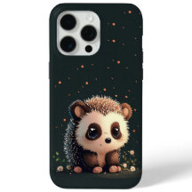Sentado Bonito capas de iphone de Kawaii Hedgehog