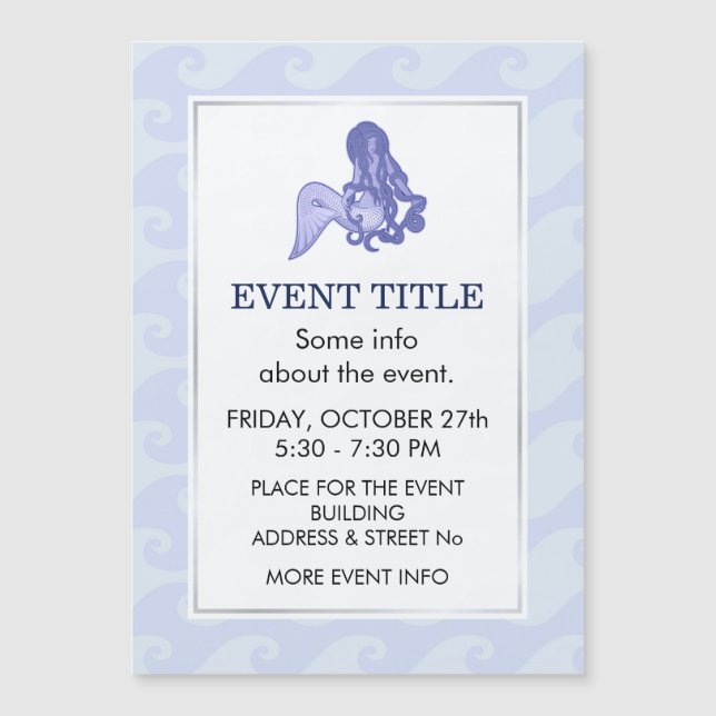 Sentado - Sereia Azul (Frente)