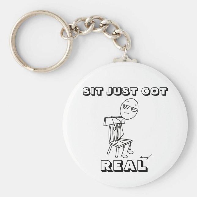 SENTE SÓ TEM Chaveiro REAL (Frente)