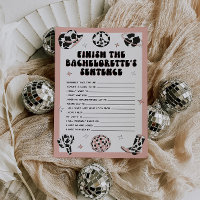 Sentença de Acabamento do Jogo da Bachelorette Cow