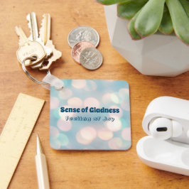 Sentido de alegria, sentimento de alegria Chaveiro