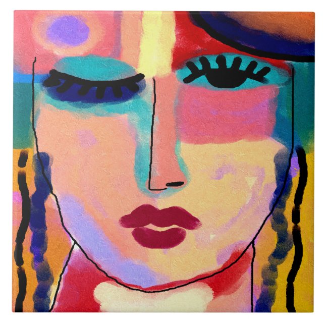 Sentimentos Mistos Pintura Digital Abstrata  (Frente)