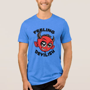 Sentindo-me Diabólico Cute Diabo Sorridente