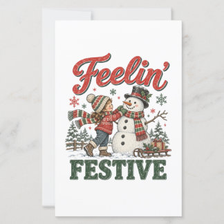 Sentindo-se Festivo Boneco de Neve de Natal Crianç