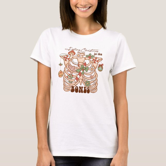 Sentir Natal na Camisa dos Ossos (Frente)