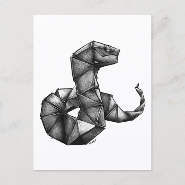 SentrySnake - Cartão postal (Frente)