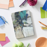 Separação<br><div class="desc">Separação I de Tim OToole. Apresenta cores escuras e neutras para criar uma forma abstrato. Usa formas geométricas e linhas de tinta tipo gota-a-gota.</div>