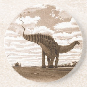 Sepia Gregory Paul do Brontosaurus da porta copos