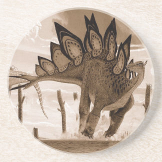 Sepia Gregory Paul do Stegosaurus da porta copos