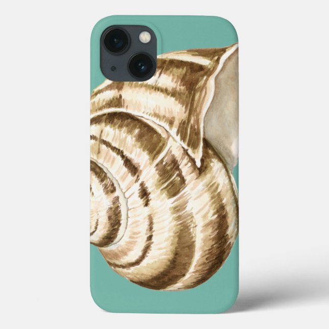 Sepia Striped Shell em Teal (Verso)