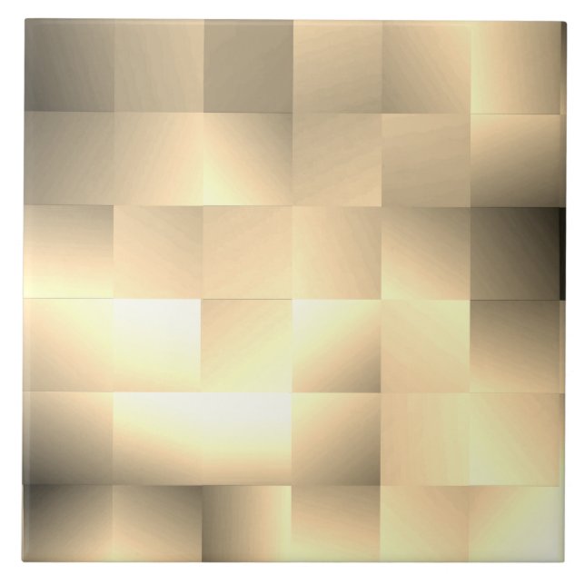 Sépia Tones em padrão quadrado (Frente)