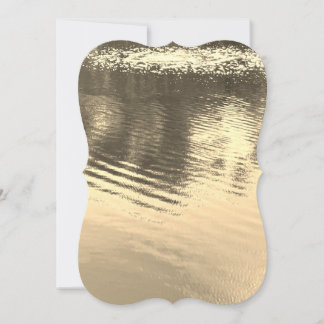 Sepia Water Shimmer Card