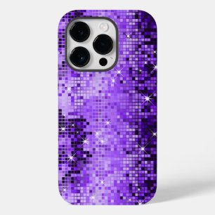 Sequência Metálica de Glitter Roxo Elegante