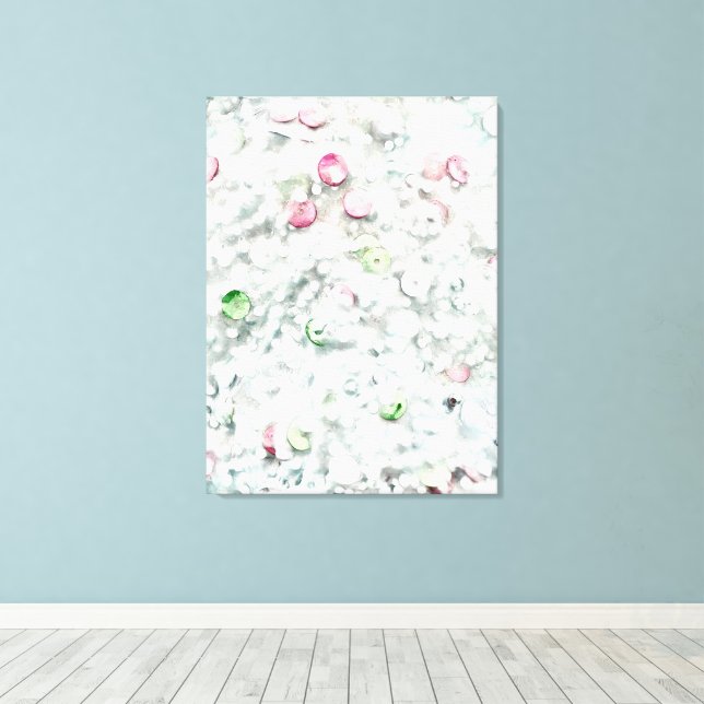 Sequins & Slime Wall Art Photography on Canvas (Insitu(piso de madeira))