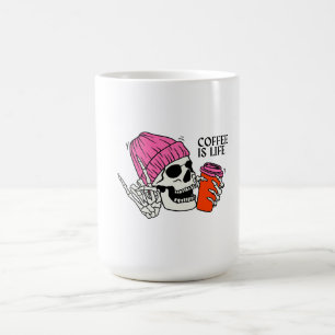 Ser Adulto é Difícil Caneca de Café Divertida