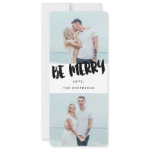 Ser Cartão com fotos de Feriado de Script de Pince