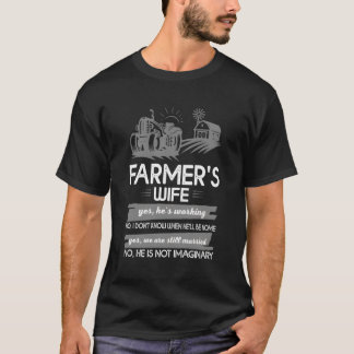 Ser Esposa De Um Agricultor Camisa A Esposa Do Agr