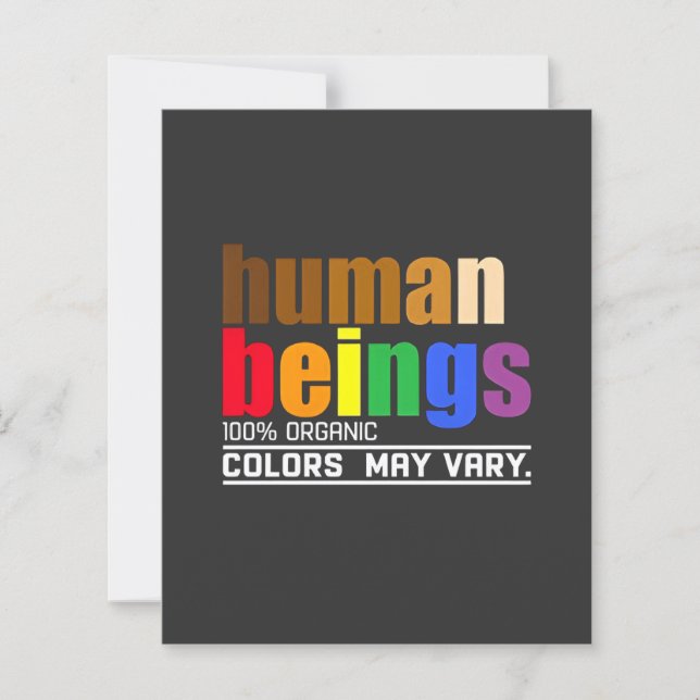 Ser Humano 100% Cores Orgânicas Podem Varia LGBT (Frente)