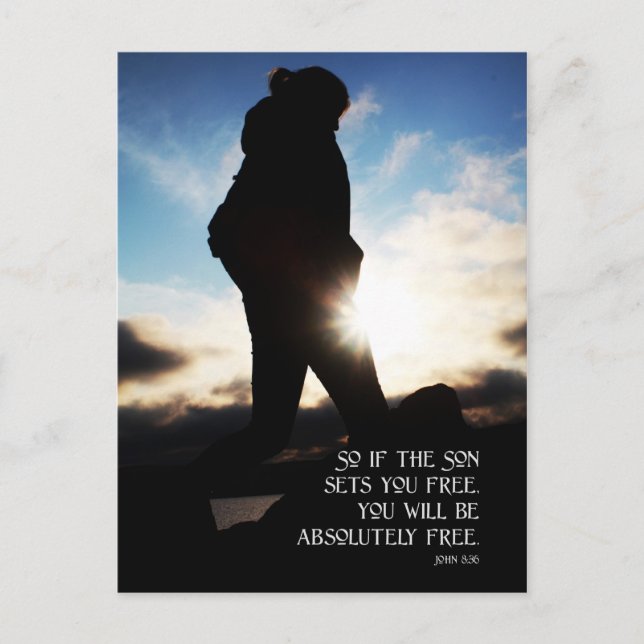 Ser Liberado Cartão Postal (Frente)