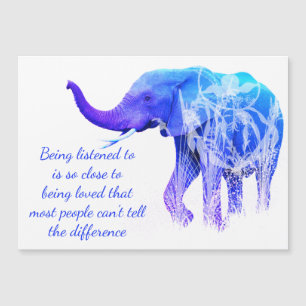 Ser ouvido como animal elefante de amor