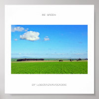 Ser Poster de Paisagem Natural de Campo Verde