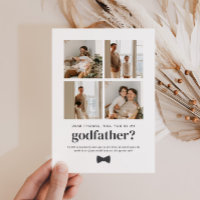 Será o Meu Padrinho 4 Cartão de Proposta de Foto