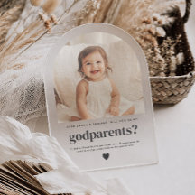 Será que Você Será Meu Padrinho/Madrinha Foto Prop