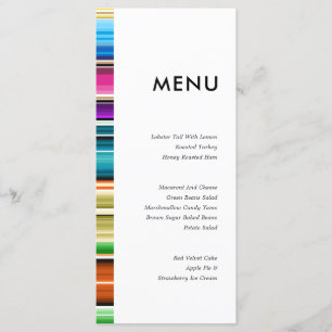 Serape Summer Stripes   Menu Casamento