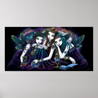 Seraphina Celestial Nebula Fairy Poster