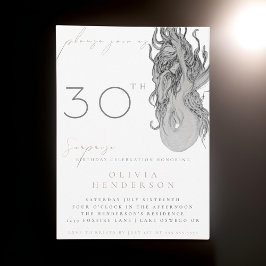 Sereia Adulta Qualquer Convite Surpresa Aniversári