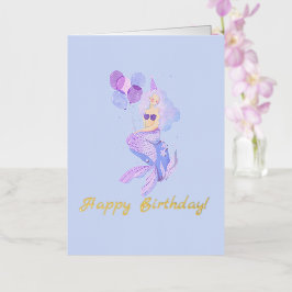 Sereia - Azul de aniversário