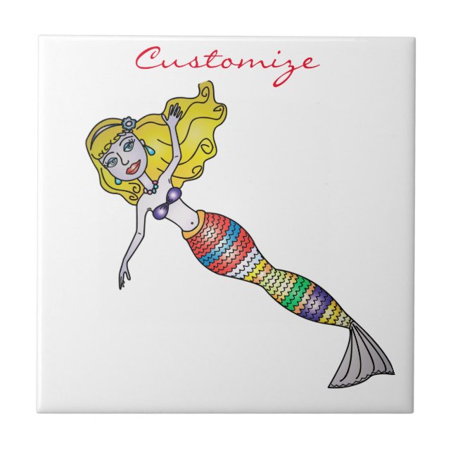 Sereia Blona e bonita Thunder_Cove (Frente)