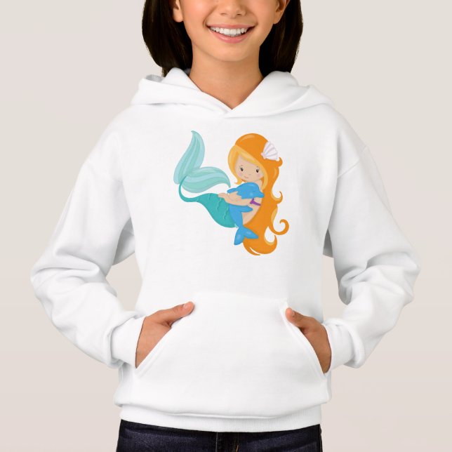 Sereia Bonita, Pequena Sereia, Cabelo Laranja, Gol (Frente)