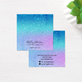 sereia brilho azul púrpura púrpura tostos brincos 