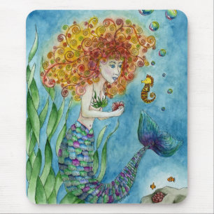 Sereia - cavalo marinho Mousepad