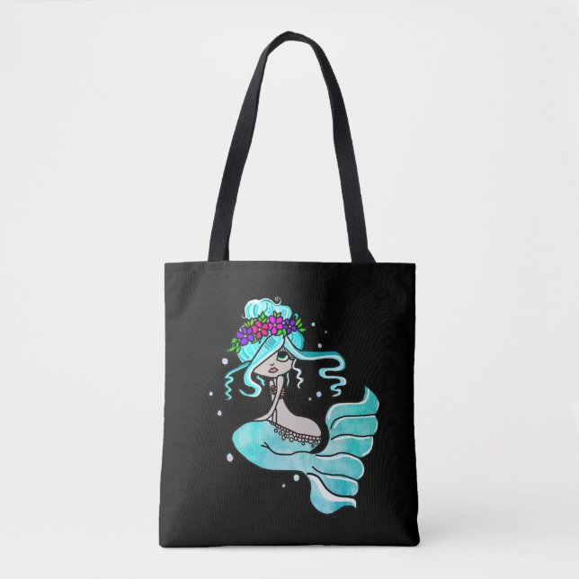 Sereia Colorida Tote Bag (Frente)