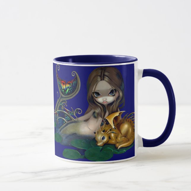 "Sereia com a caneca de um dragão dourado" (Direita)