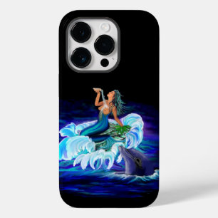 Sereia com golfinho