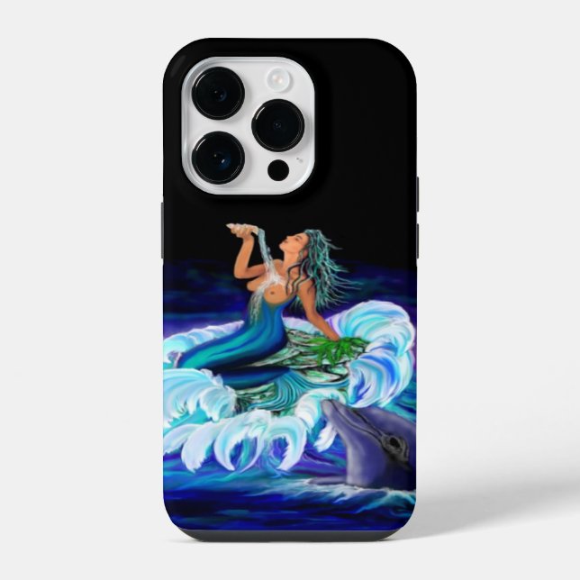 Sereia com Golfinho (Verso)