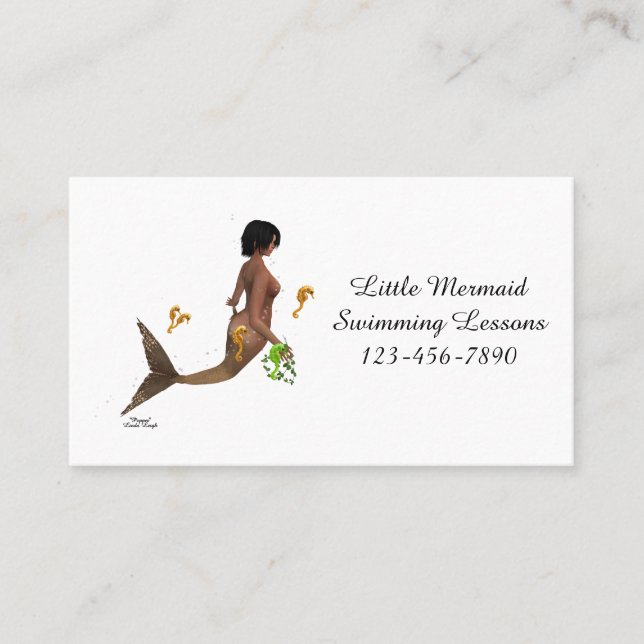 Sereia Cuja Cartão de visita Seacavalos (Frente)