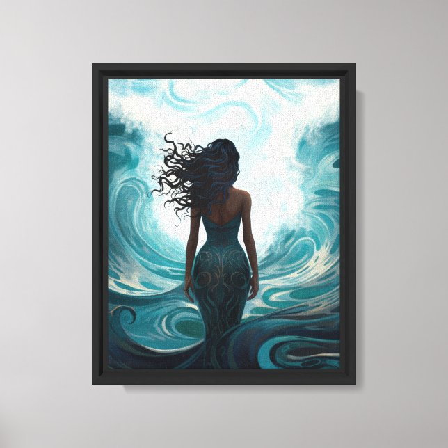Sereia da Canvas Premium Split Seas (Frente)