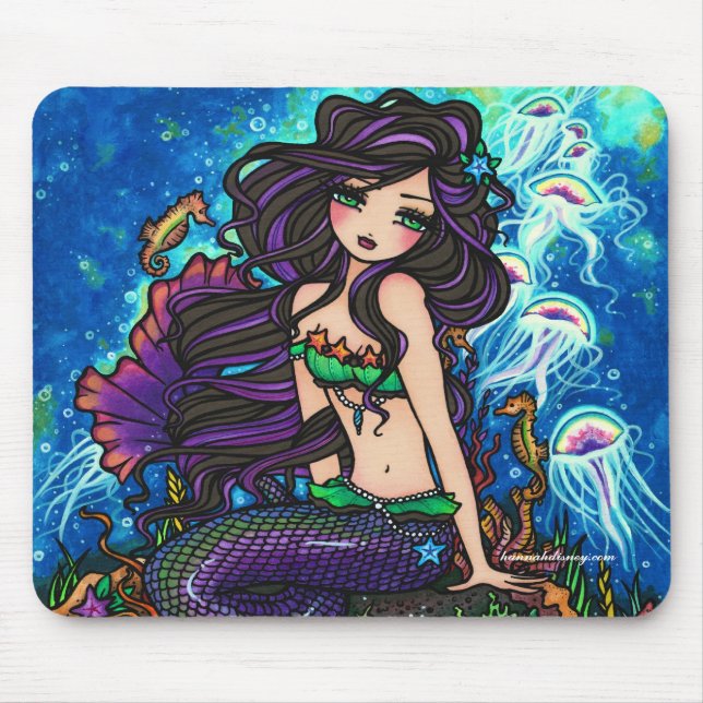 Sereia de "Kathleen" e medusa Mousepad (Frente)