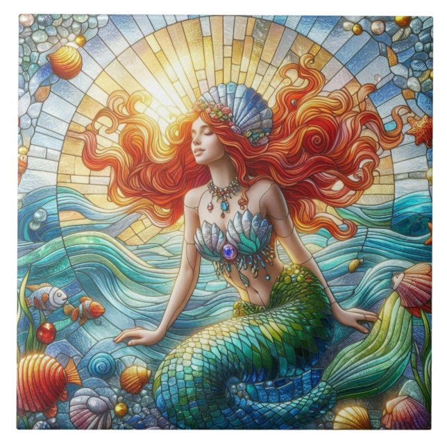 Sereia de Vidro Manchado (Frente)