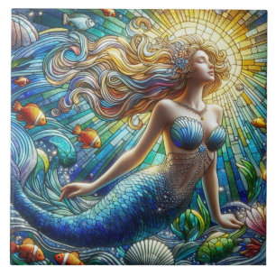 Sereia de Vidro Manchado