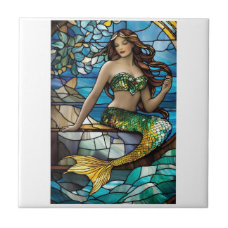 sereia de vidro retida